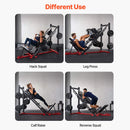 2000LBS Adjustable Leg Press And Hack Squat Machine For Home Gym Workouts (SAK53148)