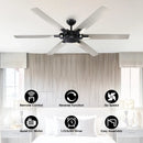 70" Madhya Industrial Ceiling Fan with Remote Control
