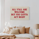 Act Right or Git