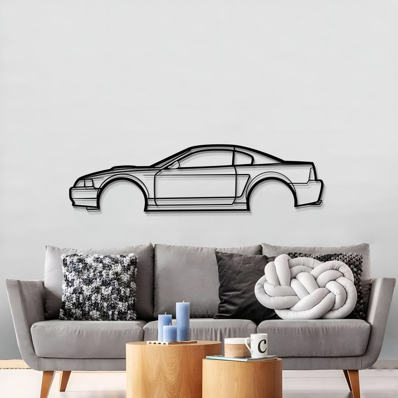 2001 Mustang GT Metal Car Wall Art - MT0290