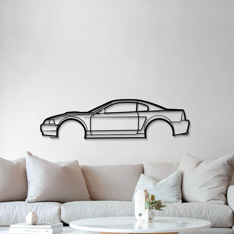 2001 Mustang GT Metal Car Wall Art - MT0290