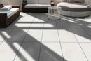 Myra White Limestone Tile Brushed 24"x48"