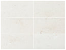 Myra White Limestone Tile Brushed 24"x48"