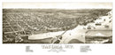 Vintage Map of Tacoma, Washington 1884