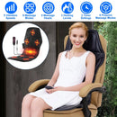 Full Body Massage Chair Pad with Heat Multifunctional Back Massager with Pinpoint Massage Vibration Timer for Home Office Car Use