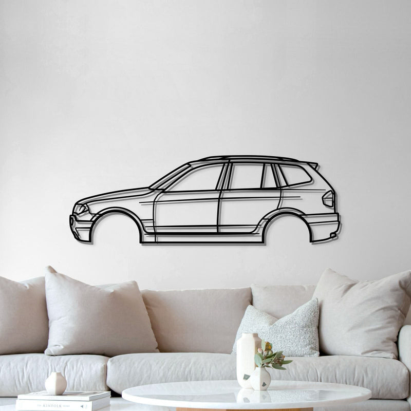 2004 X3 E83 1st Gen Metal Car Wall Art - MT0318