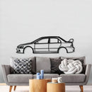 2006 Lancer Evo Metal Car Wall Art - MT0332