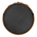 Round Hand Carved Rose Antique Mirror Frame, Wall Mirror For Live Space