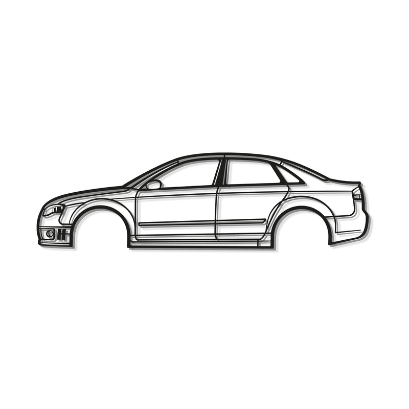 2007 RS4 Metal Car Wall Art - MT0348