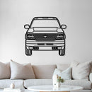 2007 Silverado Duramax 3500 Front View Metal Car Wall Art - MT1333