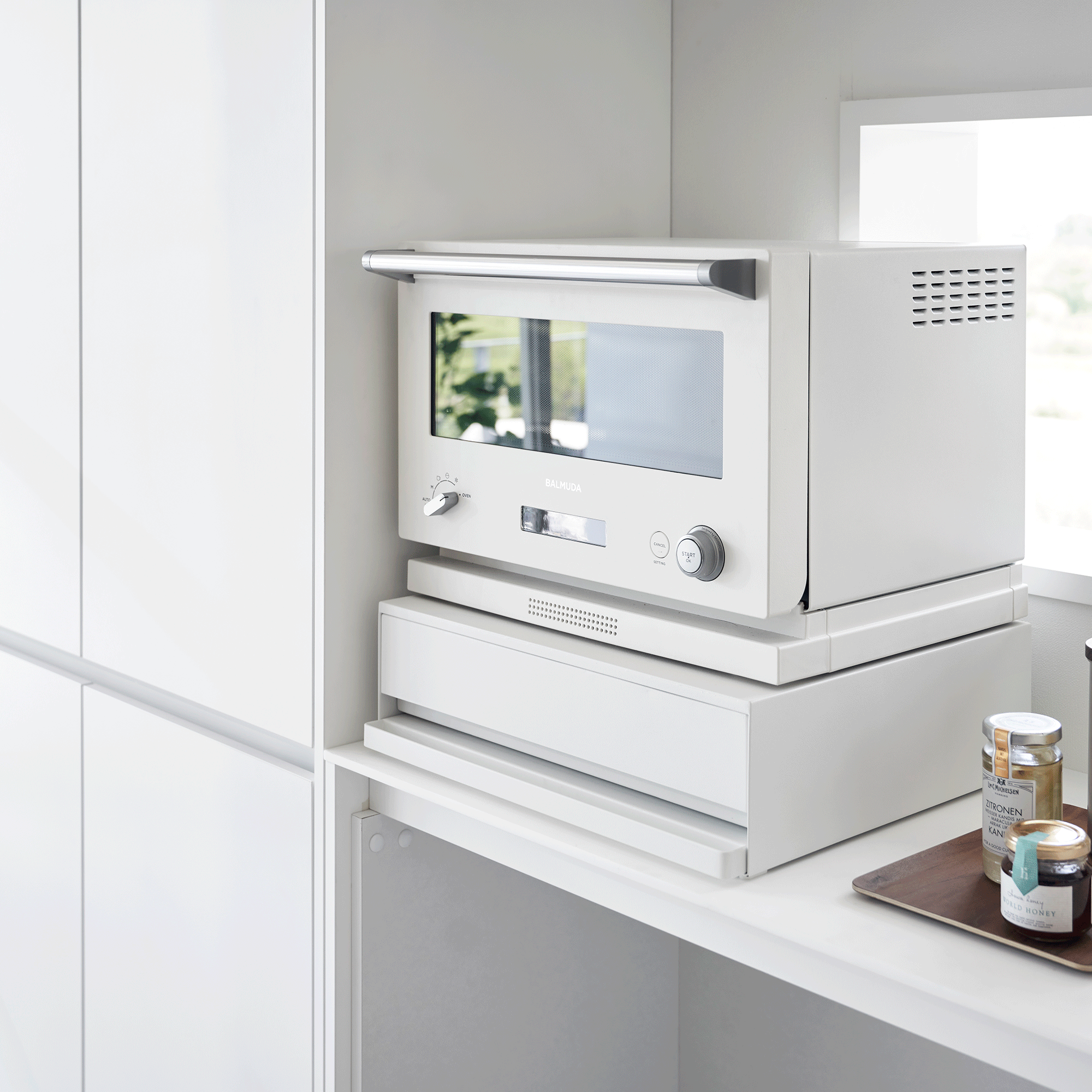 Countertop Drawer with Pull-Out Shelf - Steel, photo 2 of 19