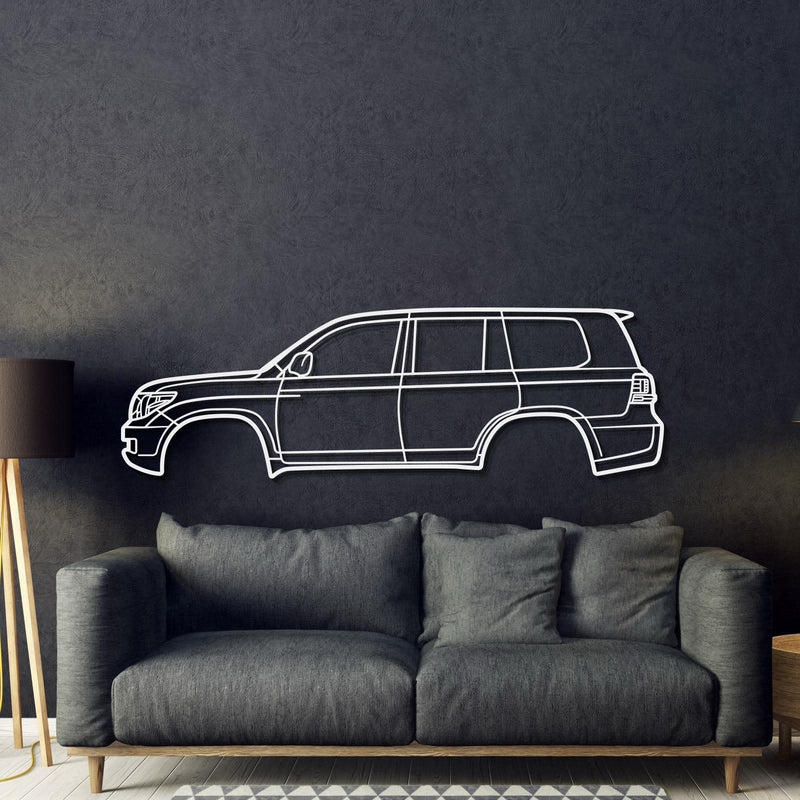 2008 Land Cruiser 7th Gen (J200) Metal Car Wall Art - MT0371