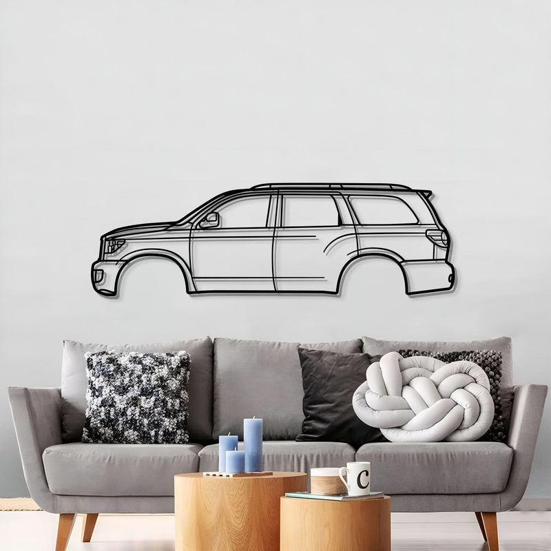 2008 Sequoia 2nd Gen (XK60) Metal Car Wall Art - MT0376