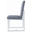 Mackinnon Upholstered Dining Side Chair Grey (Set of 2)