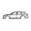 2009 S4 Avant Metal Car Wall Art - MT0393