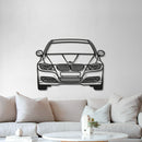2009 E90 Front View Metal Car Wall Art - MT0386