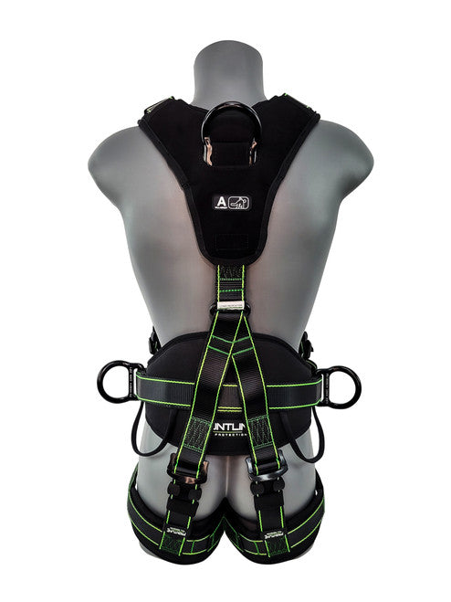 Frontline 200RE Elite Lite Climbing/Rescue Full Body Harness with Aluminum Quick Connect Buckles 2XL/3XL