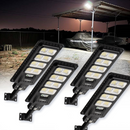 4 Pack Solar Parking lot lights (bracket included)-25,000 lumens