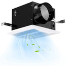 200 CFM Bathroom Exhaust Fan with Metal Housing and 6 Inches Duct for 200 Sq.Ft by LJGDeals