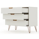 Rockefeller - 3 Drawer Dresser - Off White by HouseOfZazla
