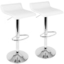 Ale - Contemporary Adjustable Barstool (Set of 2) by HouseOfZazla
