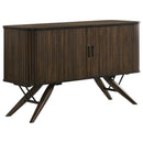 Wes - 2 Door Sideboard Buffet Storage Cabinet - Walnut by HouseOfZazla