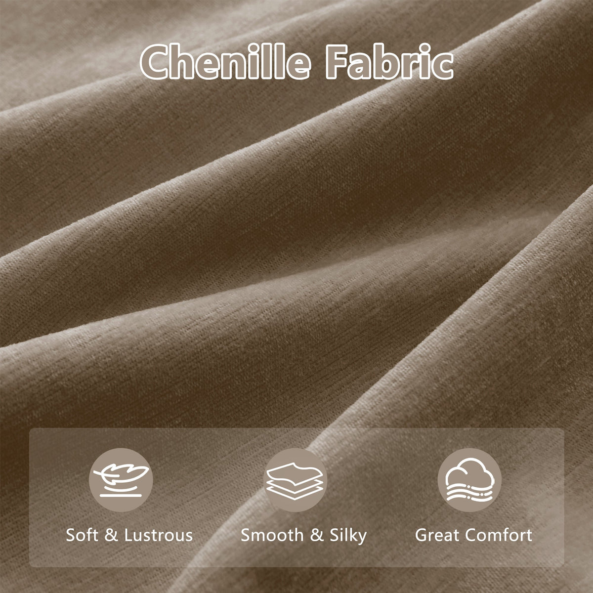 105" Chenille Cloud 3-Seater Sofa, photo 10 of 10
