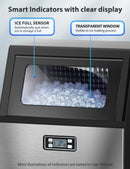 200LBS Freestanding Commercial Ice Maker Z5895