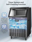 200LBS Freestanding Commercial Ice Maker Z5895
