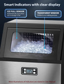 200LBS Freestanding Commercial Ice Maker Z5895