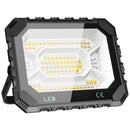 200W Solar Work Flood Light Rechargeable, 16000LM Portable Camping Lights 3000K/4500K/6500K, 16000mAh Battery