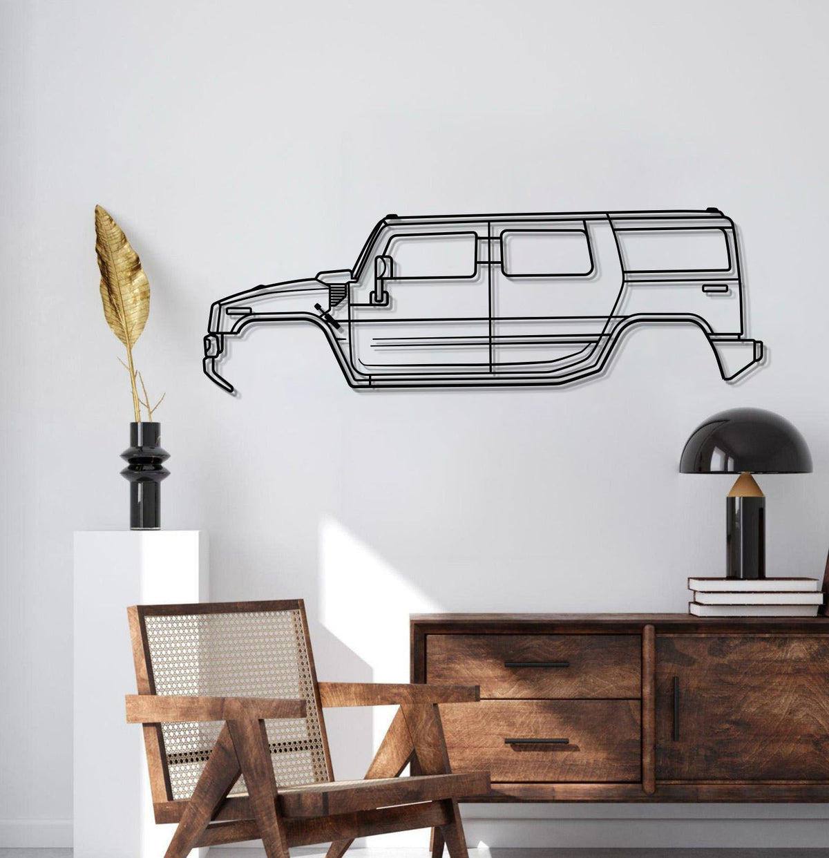 2010 H2 Metal Car Wall Art - MT0404, photo 2 of 8