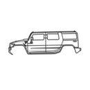 2010 H2 Metal Car Wall Art - MT0404