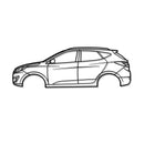 2010 Tucson 2nd Gen Metal Car Wall Art - MT0409