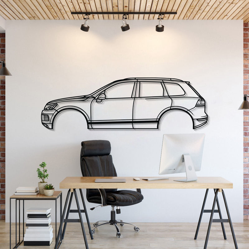 2011 Touareg 2nd Gen (7P) Metal Car Wall Art - MT0423