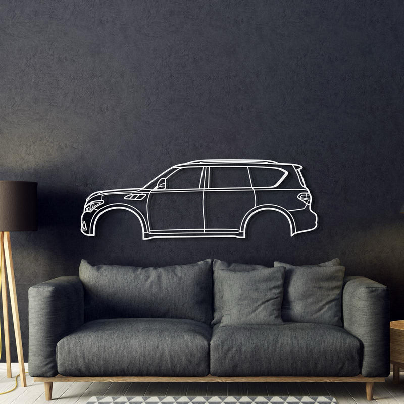 2014 QX80 1st Gen (Z62) Metal Car Wall Art - MT0508