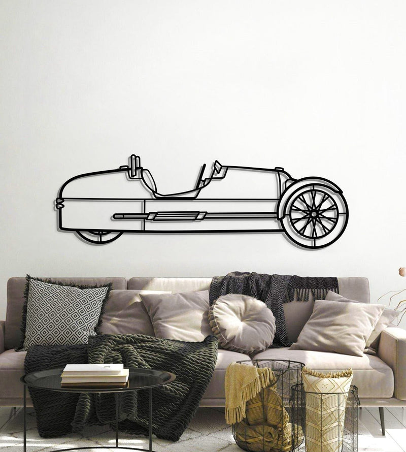 2014 3 Wheeler Metal Car Wall Art - MT0495