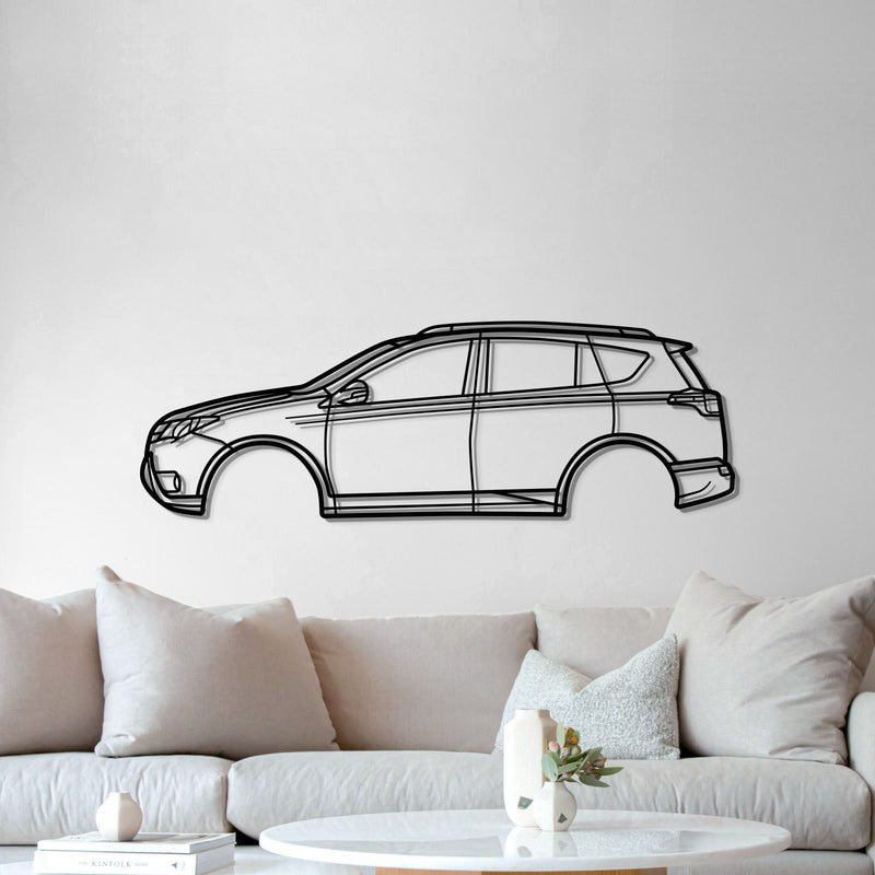 2013 RAV4 4th Gen (XA40) Metal Car Wall Art - MT0487