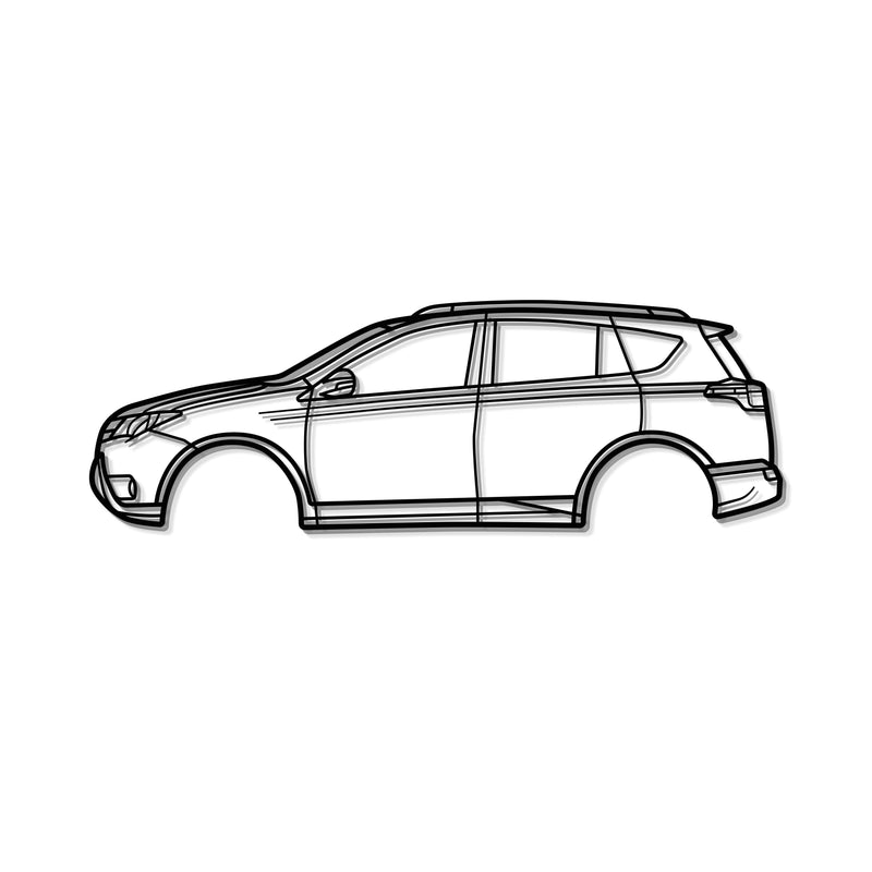 2013 RAV4 4th Gen (XA40) Metal Car Wall Art - MT0487