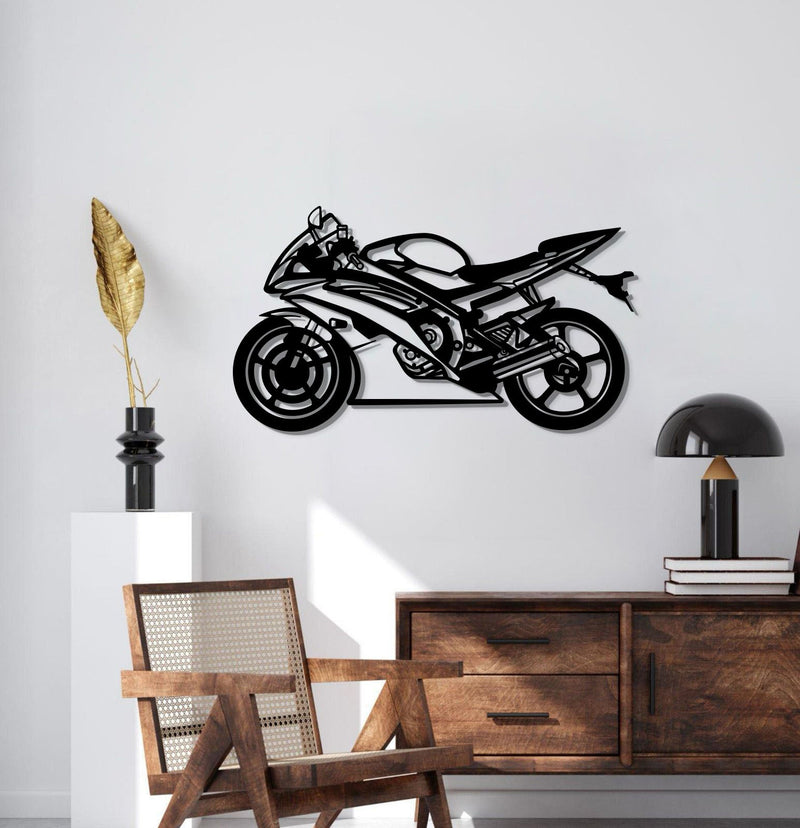 2014 R6 Metal Motorcycle Wall Art - MT0509