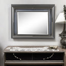 Sawyer Metallic Mirror With LED - Gray by HouseOfZazla