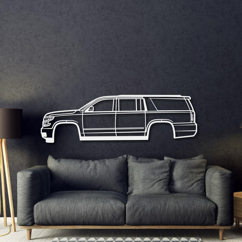 2015 Suburban 11th Gen Metal Car Wall Art - MT0542