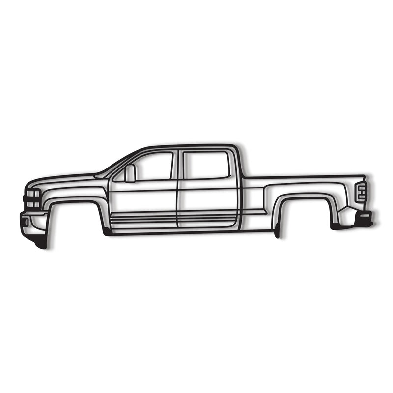 2015  Silverado 2500HD Metal Car Wall Art - MT0516