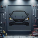 2015 S63 AMG Front View Metal Neon Car Wall Art - MTN0210