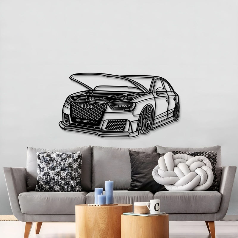 2016 S3 Perspective Metal Car Wall Art - MT1138