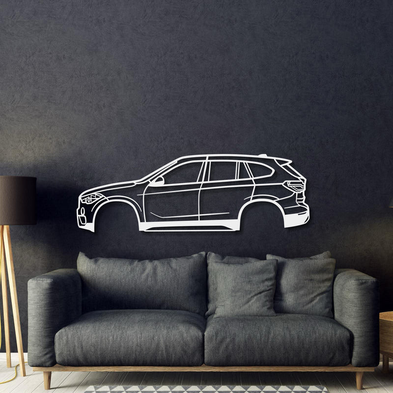 2016 X1 F48 2nd Gen Metal Car Wall Art - MT0574