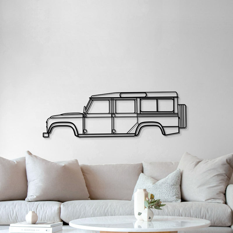 2016 Defender 110 Metal Car Wall Art - MT0561