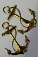 2-Mini brass decorative lighthouse anchors