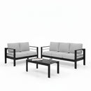 Outdoor Patio Set, All-Weather With Thick Cushions by HouseOfZazla