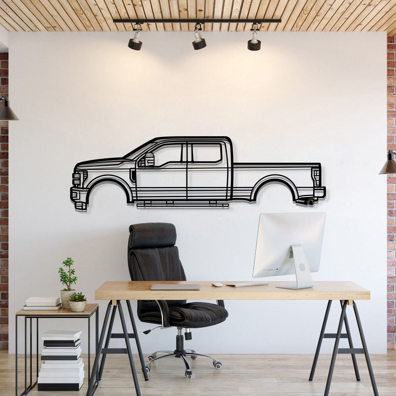 2017 F-250 Super Duty 4th Gen Metal Car Wall Art - MT0591